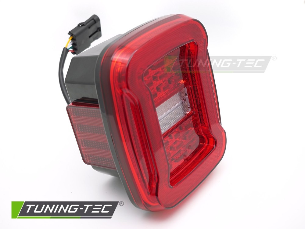 Achterlichten Jeep Wrangler YJ/TJ (91-06) Rood/Wit LED Dynamisch