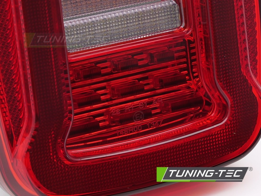 Achterlichten Jeep Wrangler YJ/TJ (91-06) Rood/Wit LED Dynamisch