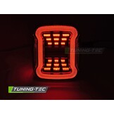 Achterlichten Jeep Wrangler YJ/TJ (91-06) Rood/Wit LED Dynamisch