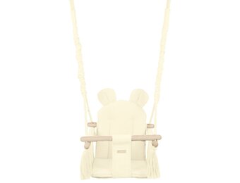 Babyschommel - babyswing - met oren - max. 20 kg - crème