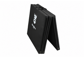 Fitness mat - opvouwbaar - 80x200x5 cm - waterdicht - zwart