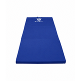 Fitness mat - opvouwbaar - 80x200x5 cm - waterdicht - blauw