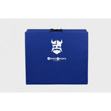 Fitness mat - opvouwbaar - 80x200x5 cm - waterdicht - blauw