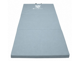 Fitness mat opvouwbaar 80x200x5 cm grijs