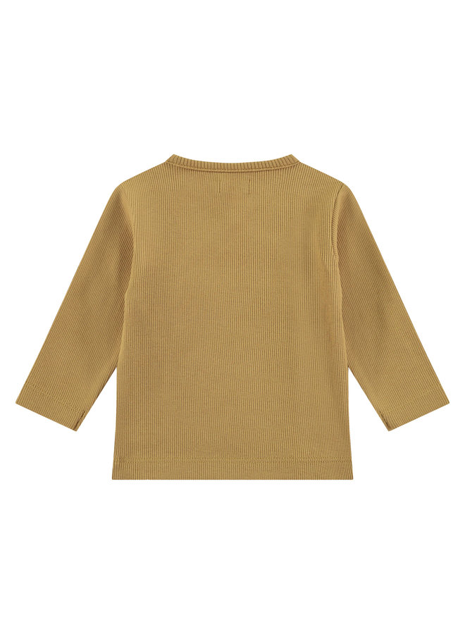 baby t-shirt long sleeve curry