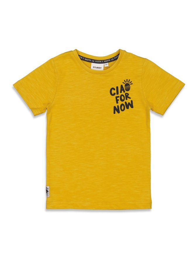 T-shirt Ciao - Tiki Island Geel