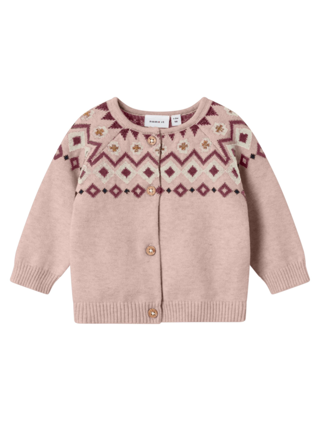 NBFREFINE LS KNIT Rose Smoke