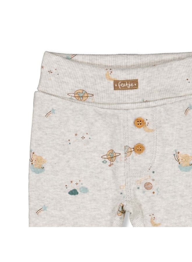 Broek AOP - Universe Grijs melange