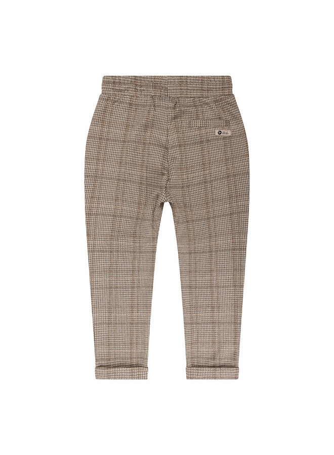 Check Pants Camel sand