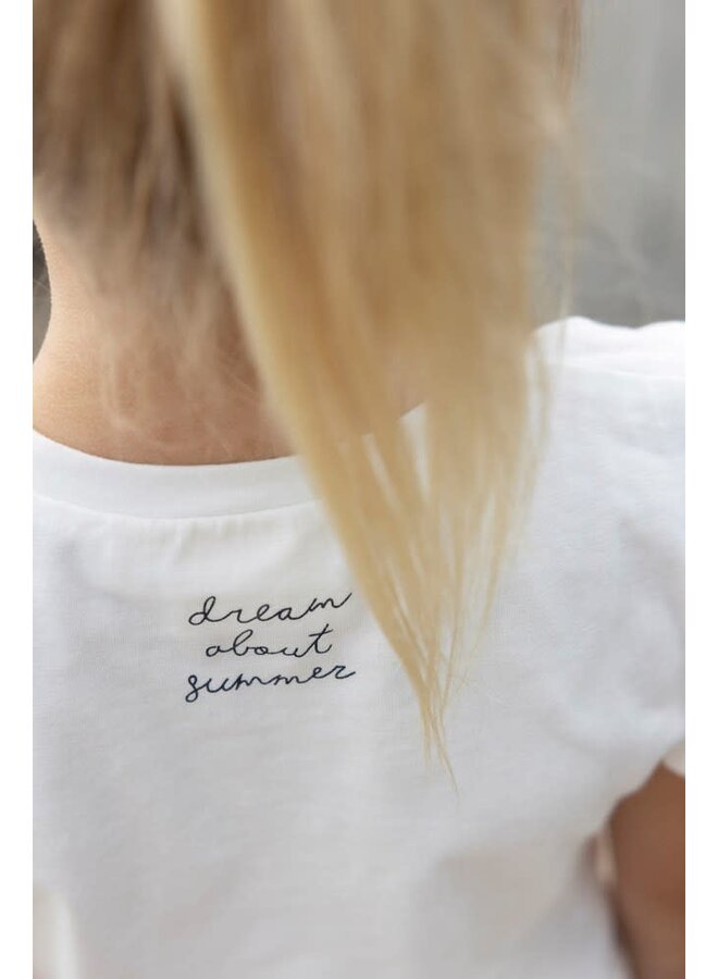 T-shirt - Dream About Summer Offwhite