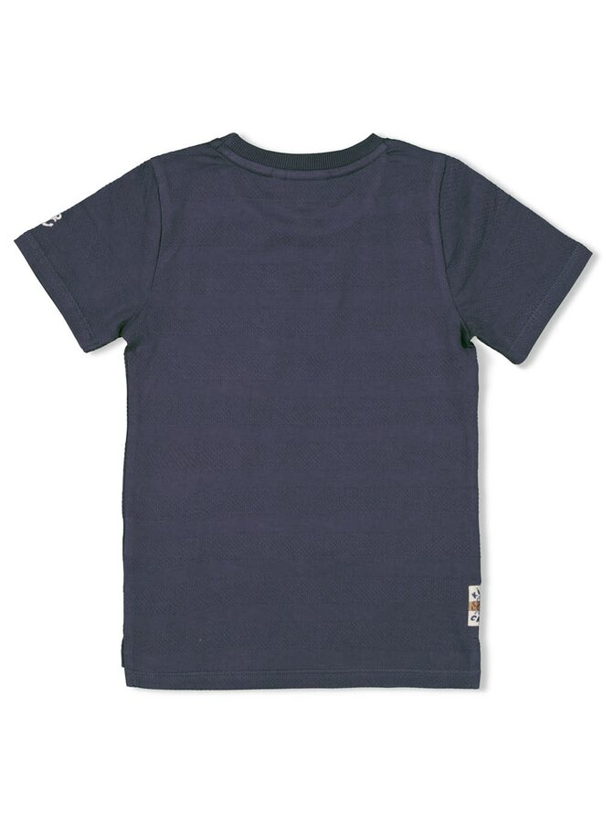 T-shirt borstzakje - The Getaway Indigo