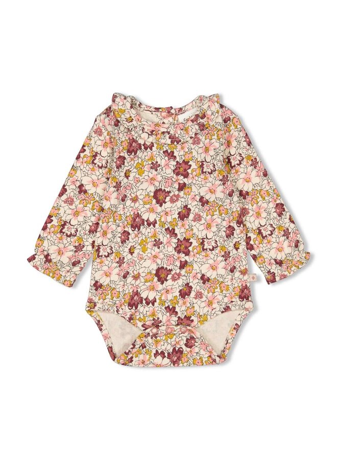 Romper AOP - Wild Flowers Roze