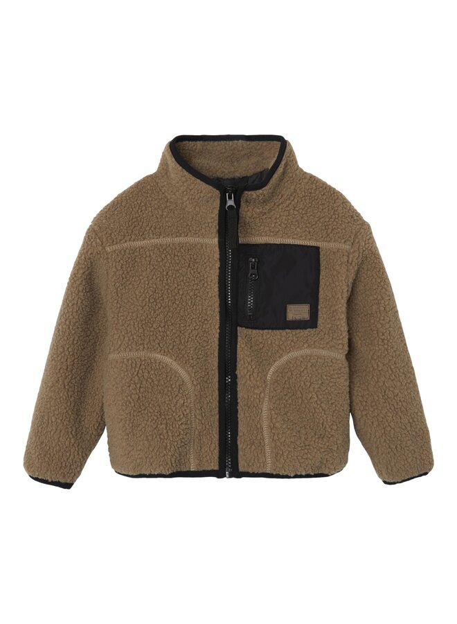 NMMMAGOT TEDDY JACKET Savannah Tan