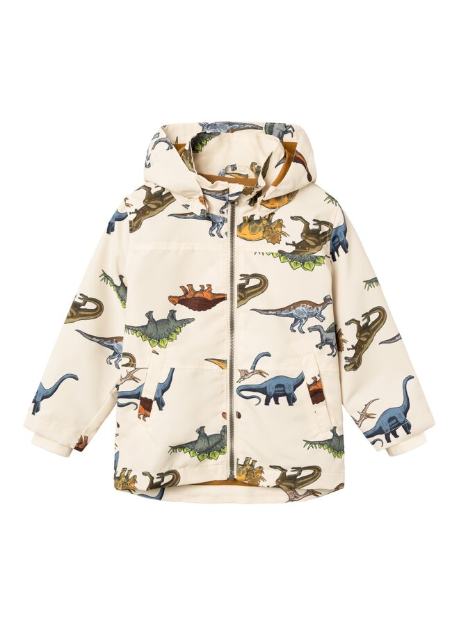 NMMMAX JACKET DINO PLAY Whitecap Gray