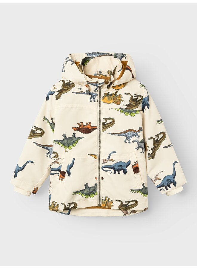 NMMMAX JACKET DINO PLAY Whitecap Gray