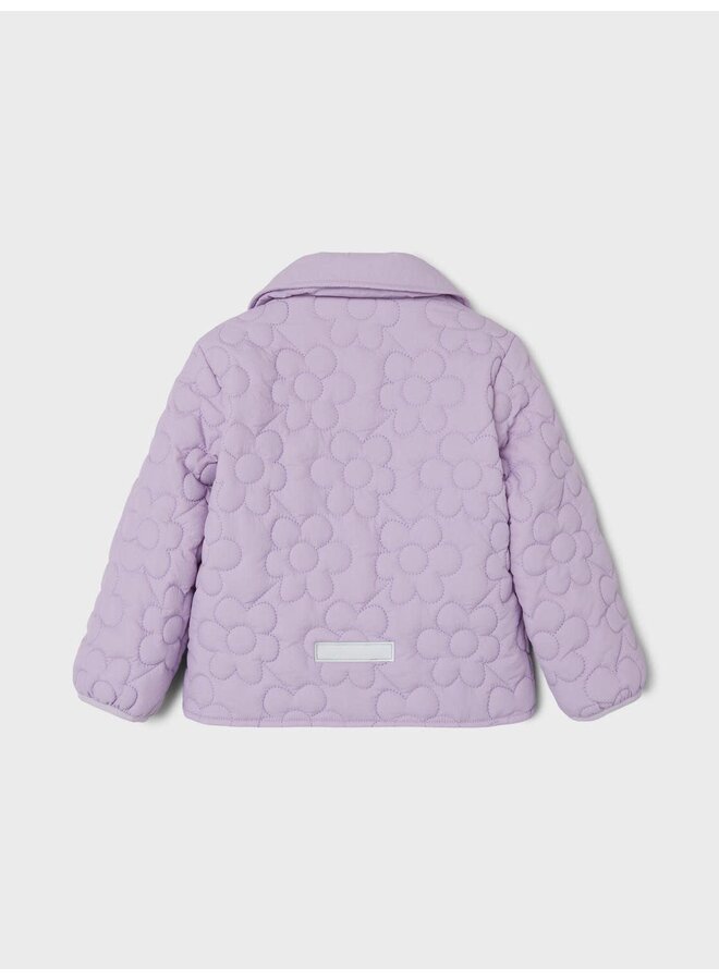 NMFMOWER QUILTED JACKET Orchid Bloom