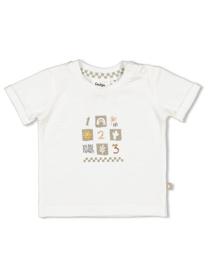 T-shirt - Cool Family Offwhite