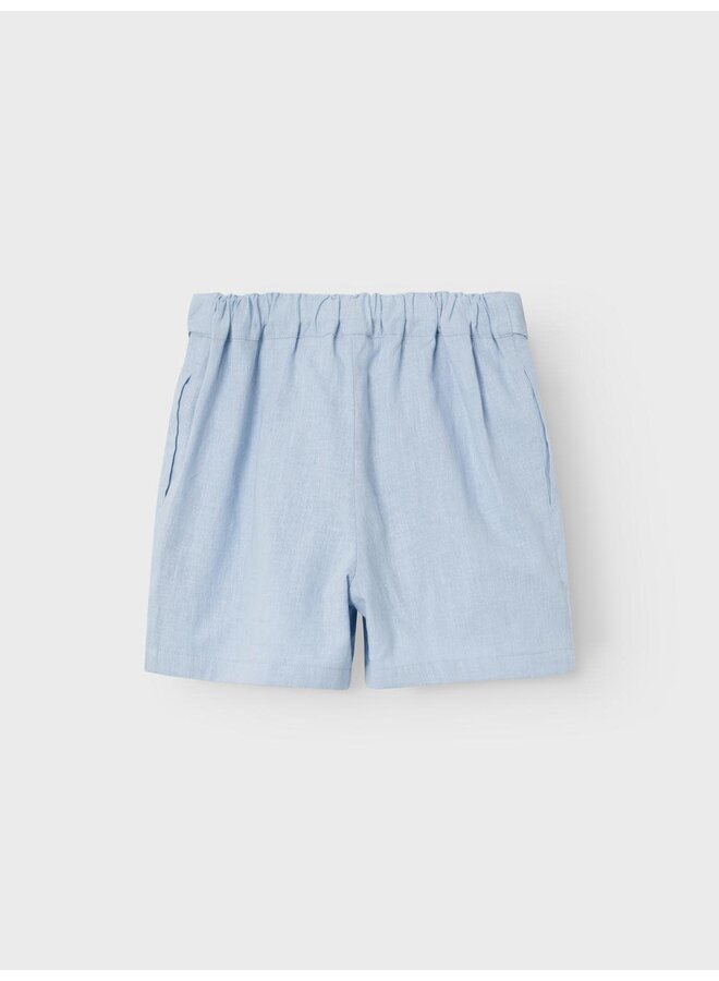 NKFFALINNEN SHORTS NOOS Chambray Blue