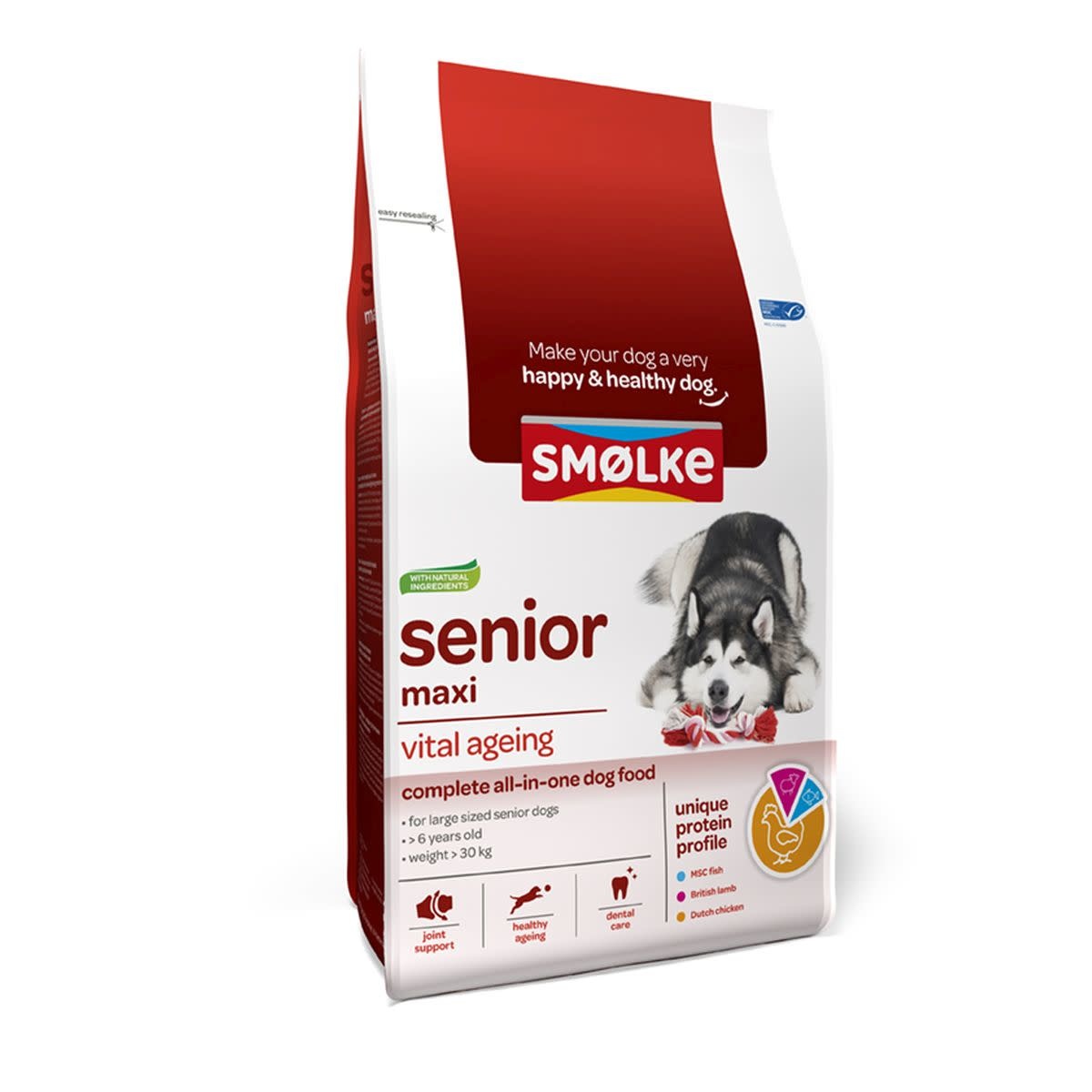Smølke SMOLKE - SENIOR MAXI 12 KG SENIOR