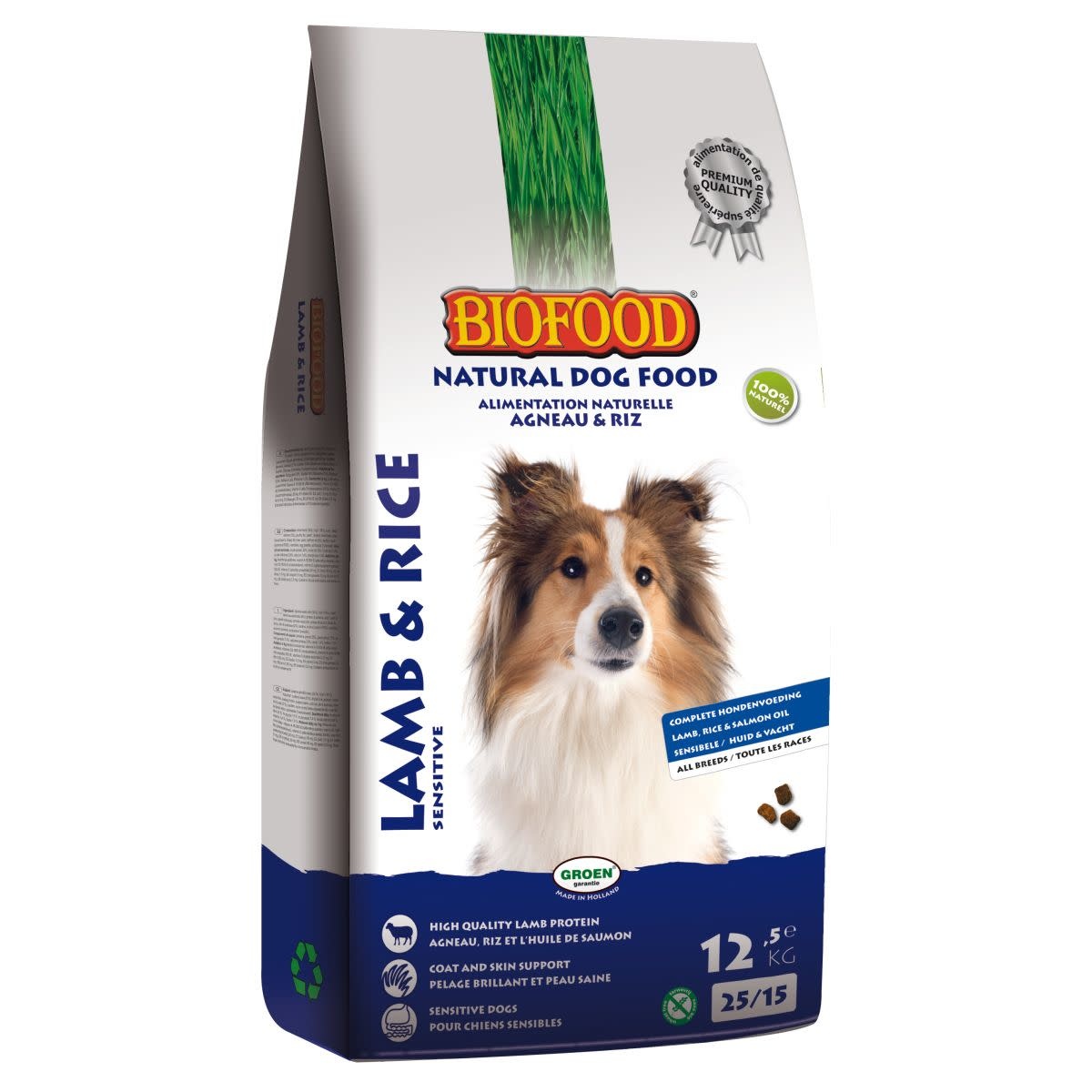 BioFood Biofood lam&rijst 12,5kg