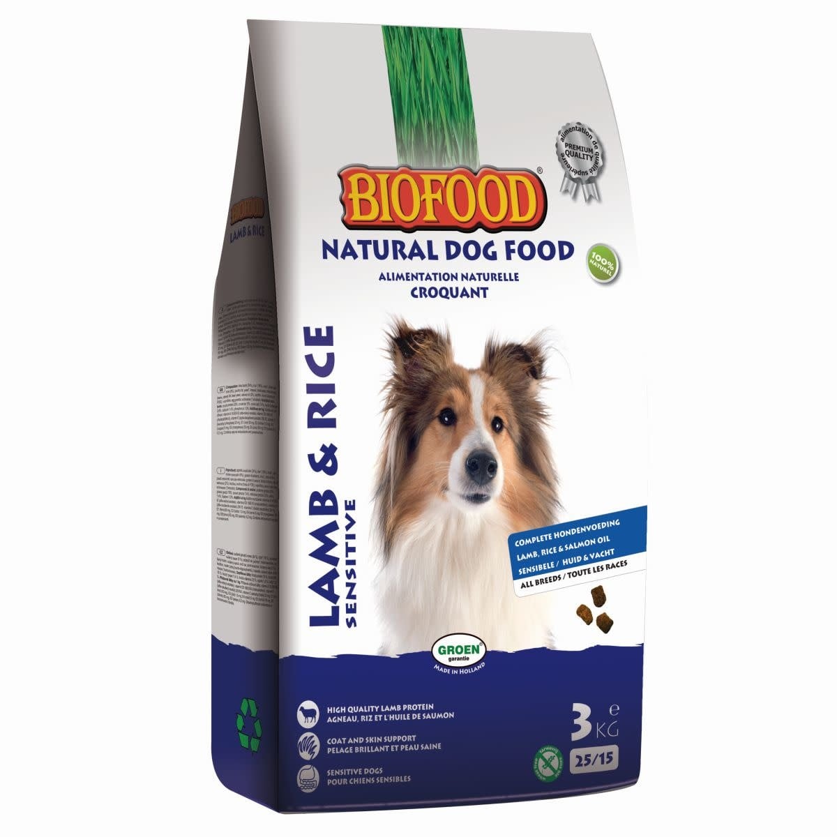 BioFood Biofood lam&rijst sensitive 3kg