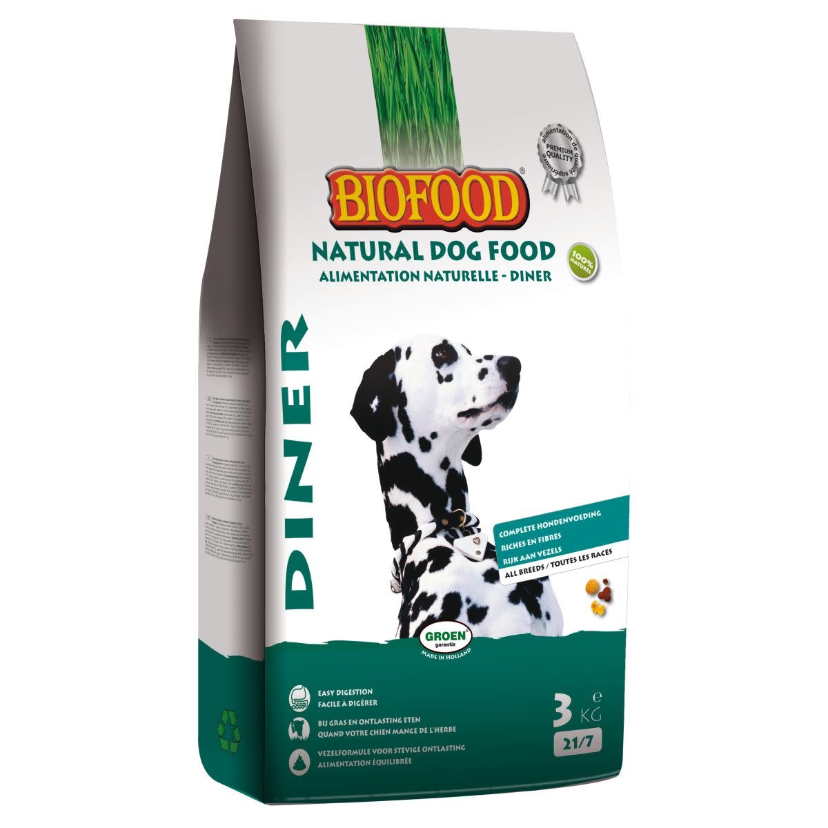 BioFood BIOFOOD - DINER 3 KG ADULT