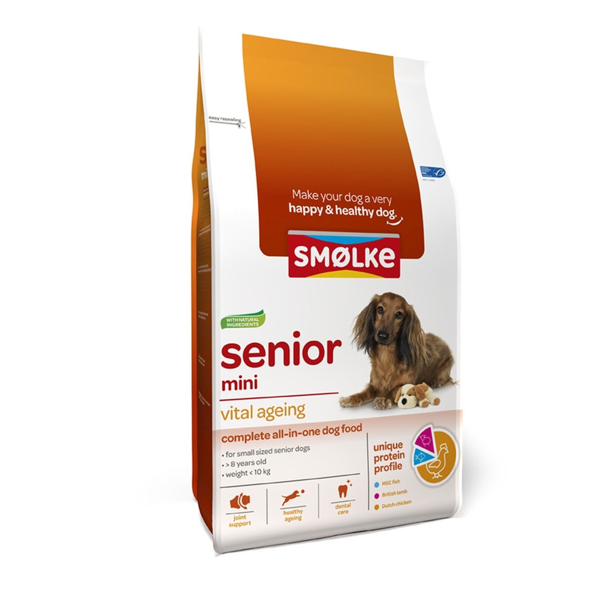 Smølke SMOLKE - SENIOR MINI 3 KG KIP SENIOR