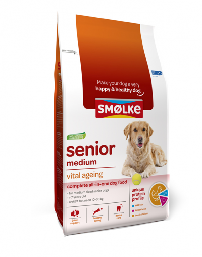 Smølke Smolke hond senior medium 3 kg
