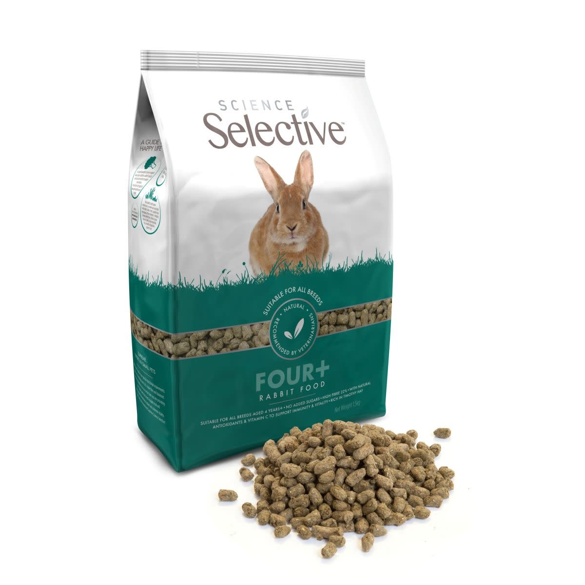 Supreme SUPREME - SELECTIVE RABBIT FOUR+ 3 KG SENIOR