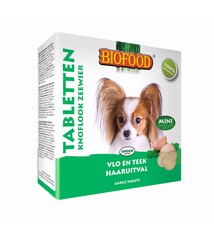 BioFood BIOFOOD - ANTI-VLO TABLETTEN MINI WIT/GROEN 100 ST - 60 GR ZEEWIER