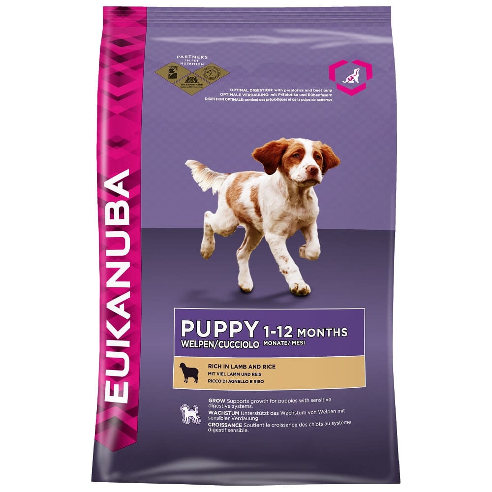 Eukanuba EUKANUBA - PUPPY&JUNIOR 12 KG LAM & RIJST
