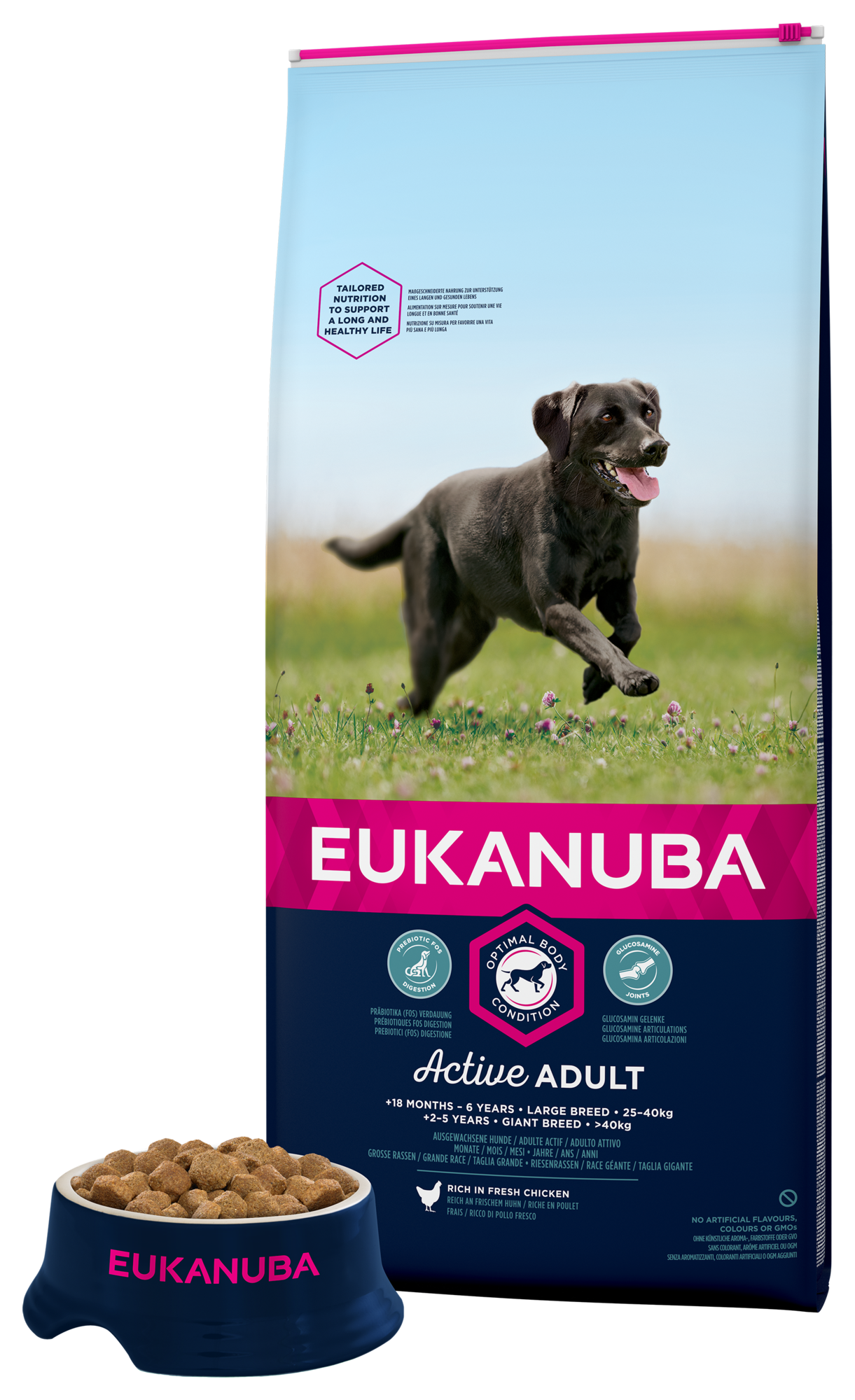 Eukanuba EUKANUBA - PUPPY&JUNIOR LARGE BREED 12 KG KIP