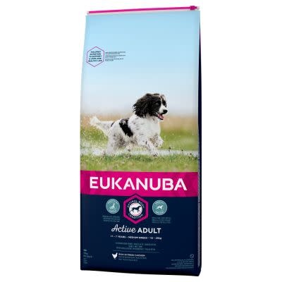 Eukanuba EUKANUBA - ADULT MEDIUM BREED 12 KG KIP