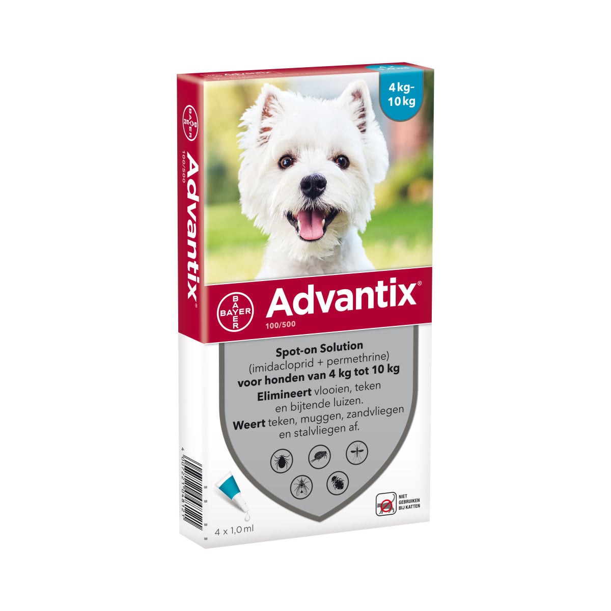 Advantix ADVANTIX - < 10 KG 4 Pipetten