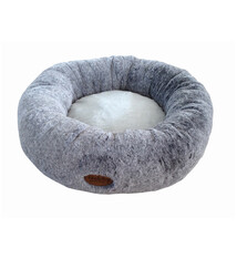 NOBBY NOBBY - DONUT CUDDLY LICHTGRIJS 50CM