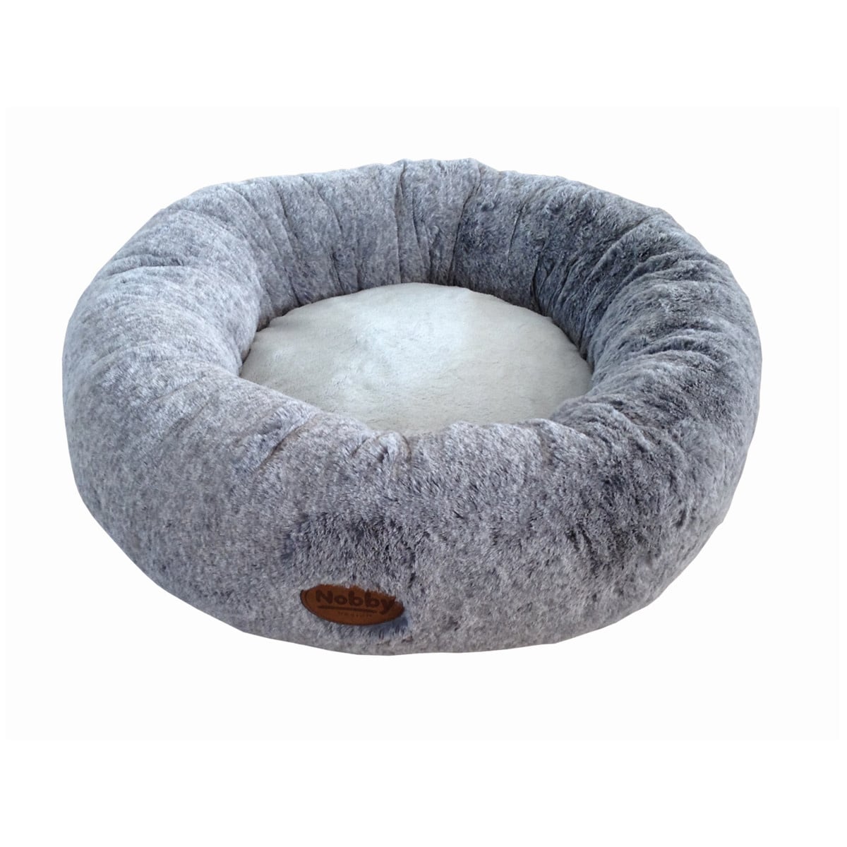 NOBBY NOBBY - DONUT CUDDLY LICHTGRIJS 50CM