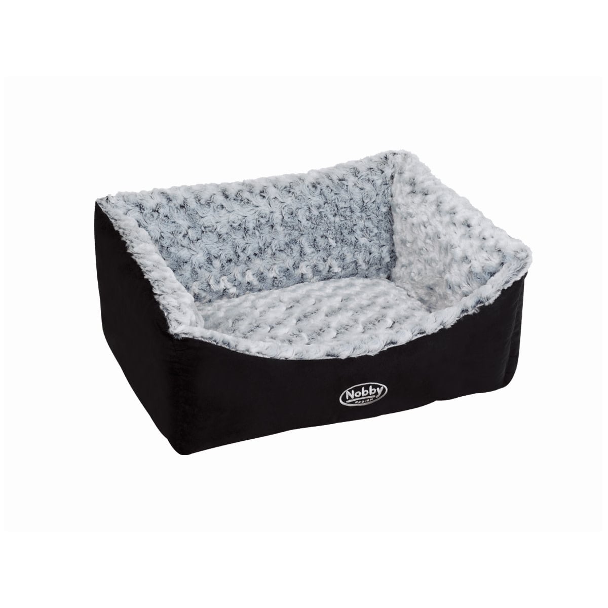 NOBBY NOBBY - COMFORTBED ARUSHA ZWART/GRIJS 45x40x18CM