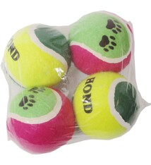 NOBBY Tennisbal gekleurd per stuk