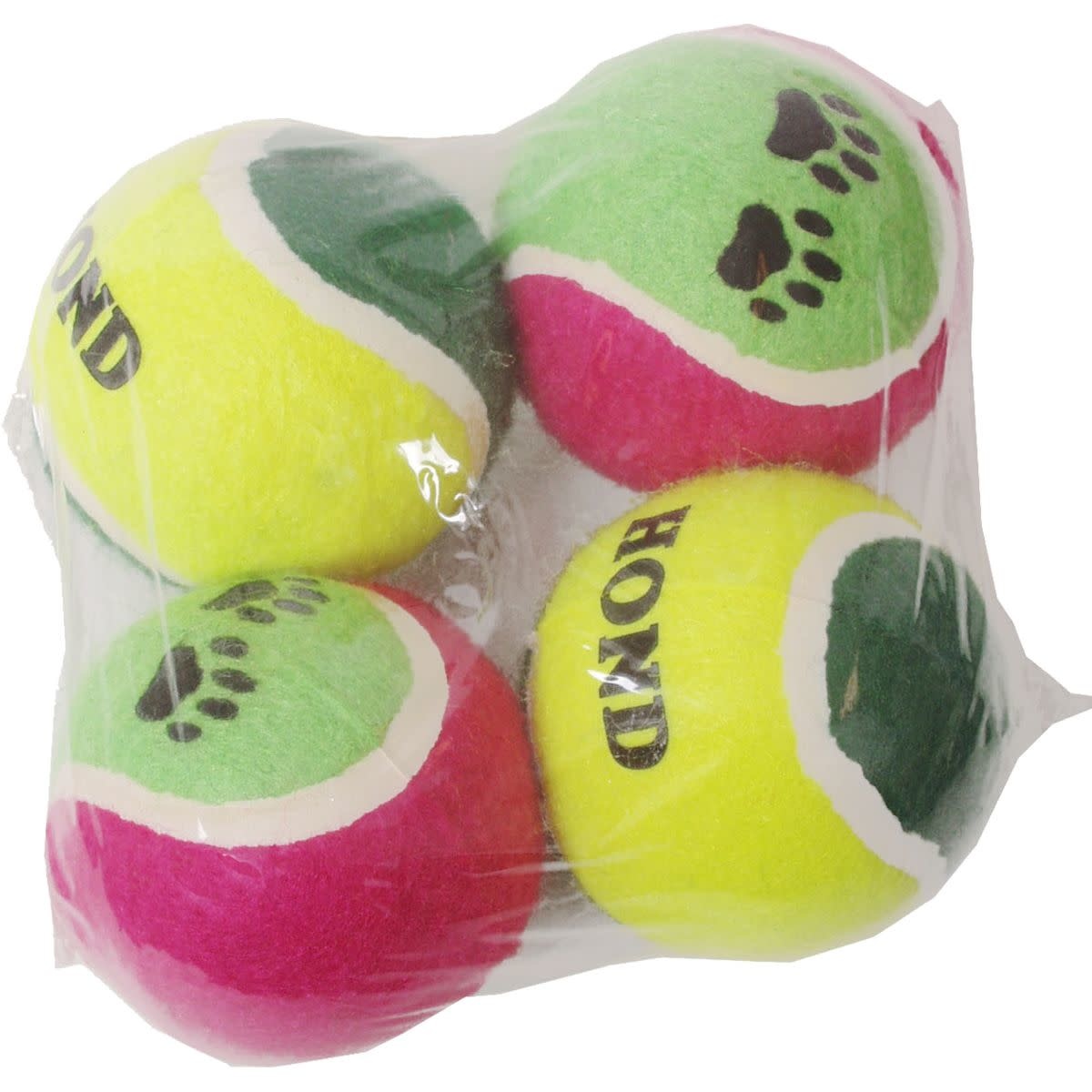 NOBBY Tennisbal gekleurd per stuk