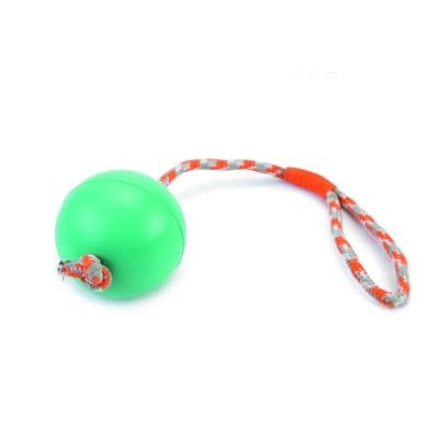 BeezTees Beeztees- rubberbal no4+koord mint 30