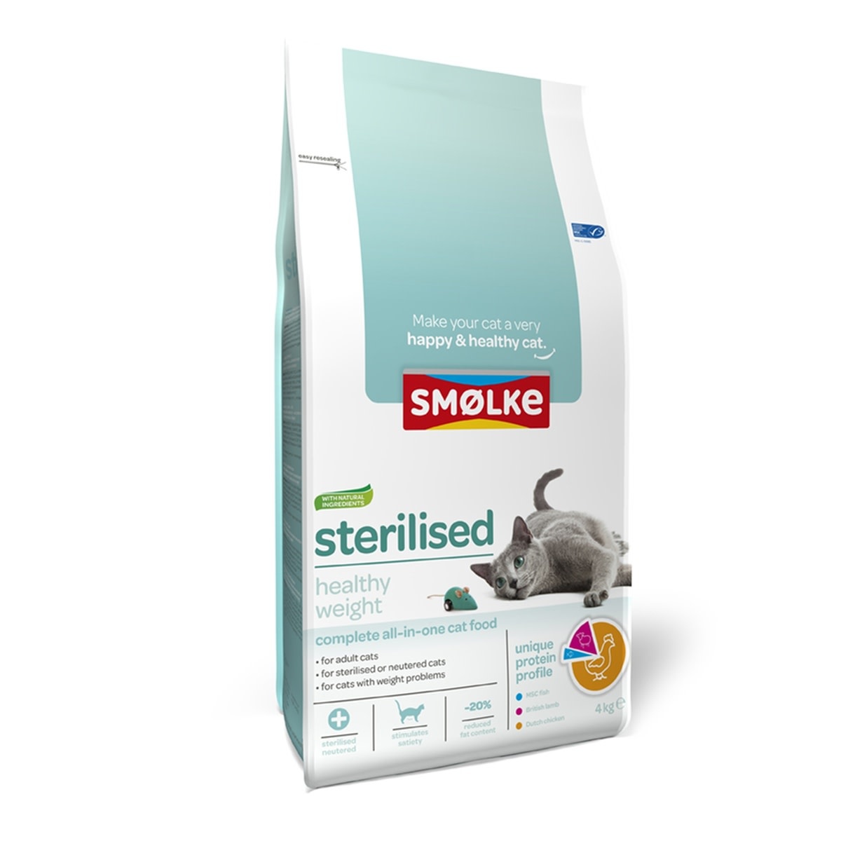 Smølke SMOLKE- Kat Sterilised 4Kg