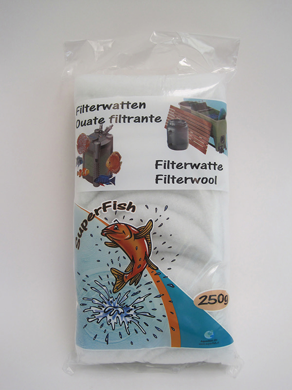 SUPERFISH SUPERFISH - FILTERWATTEN WIT 250 GR