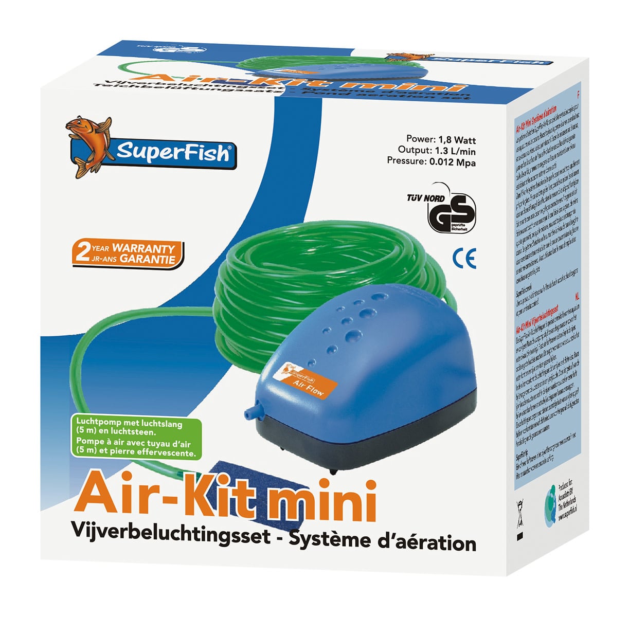 SUPERFISH SUPERFISH - VIJVERBELUCHTINGSSET MINI BLAUW