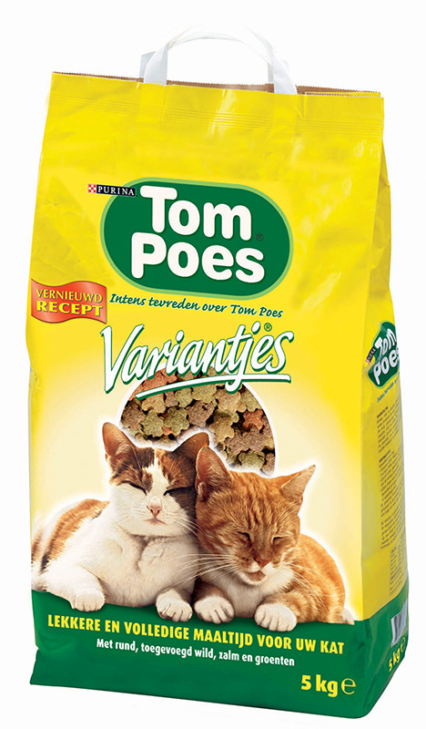 TOM POES TOM POES - VARIANTJES 5 KG KIP & GROENTE ADULT