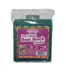 WILDBIRD WILDBIRD - SUET CAGE HOLDER MET VULLING GROEN