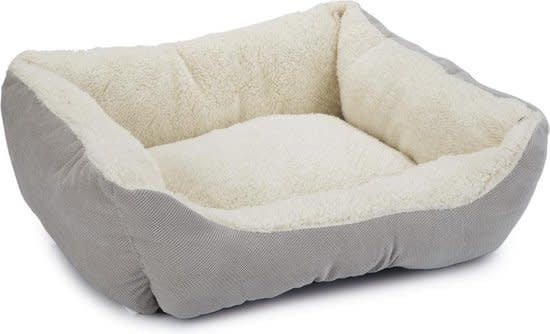 BeezTees Beeztees Mogina - Kattenmand - Pluche - Grijs - 45x37x18 cm