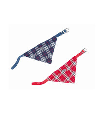 NOBBY NOBBY - HALSBAND MET ZAKDOEK ROOD 42CM