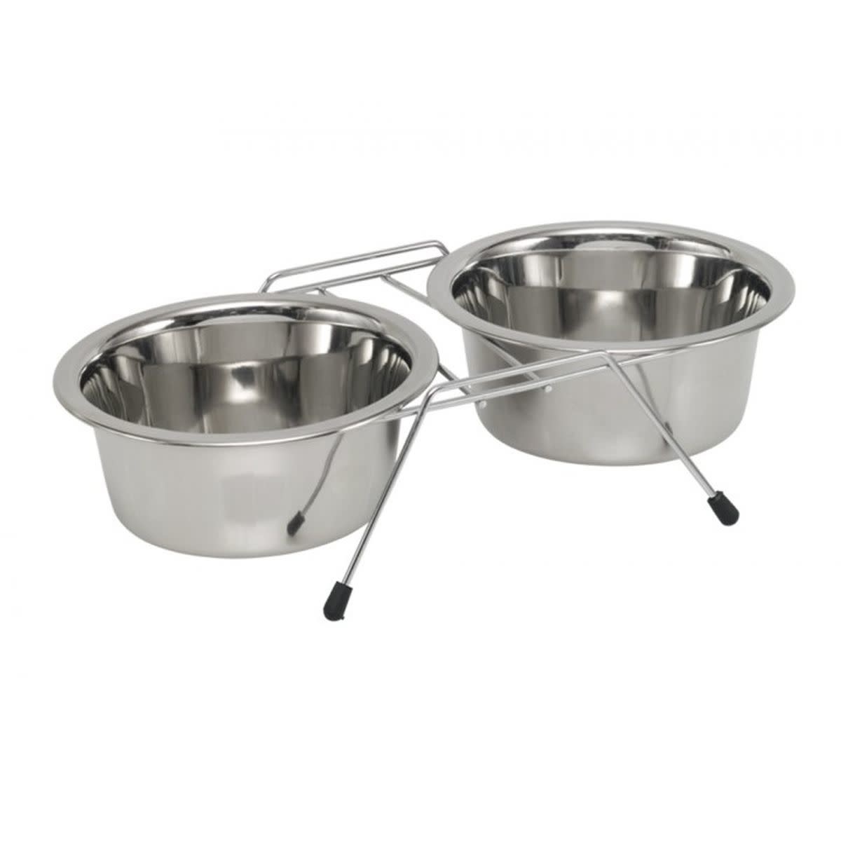 NOBBY NOBBY - RVS EETBAK DOUBLE DINER CHROOM 0,90 L