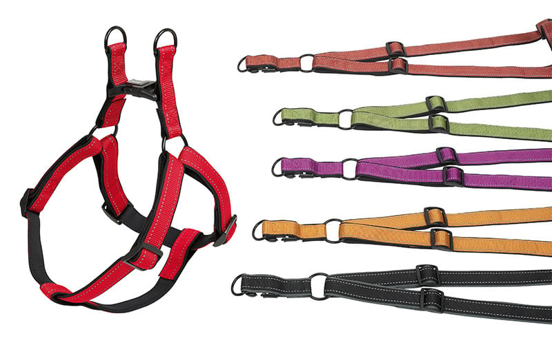 NOBBY NOBBY - TUIG CLASSIC REFLECT SOFT ZWART 30-40cm