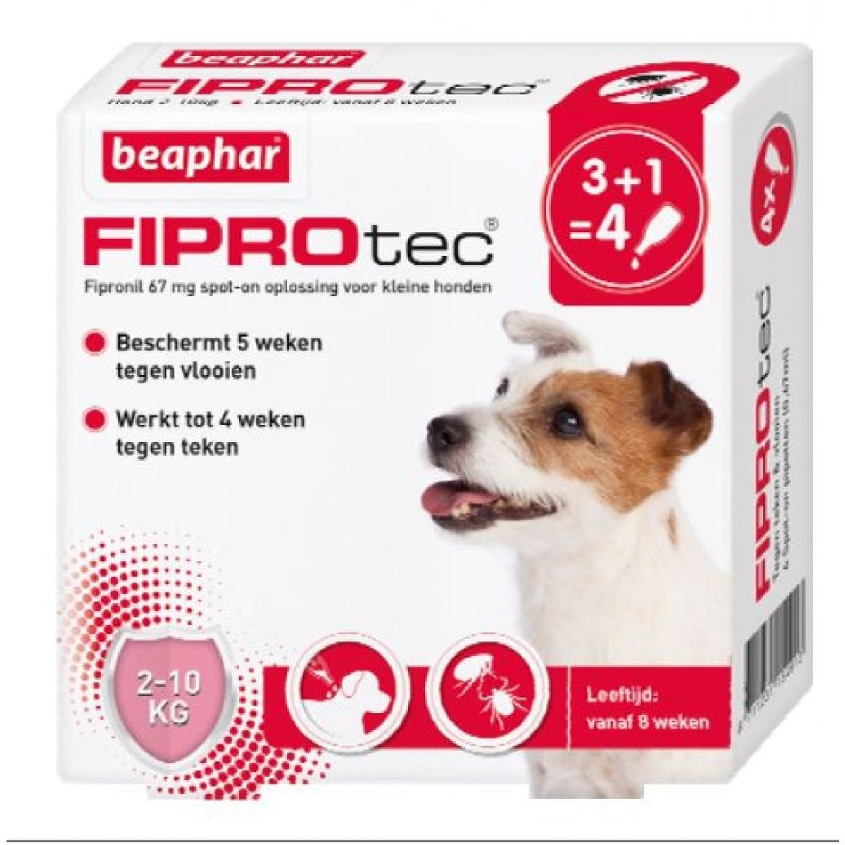 Beaphar BEAPHAR - FIPROTEC 3 PIPET 2-10 KG